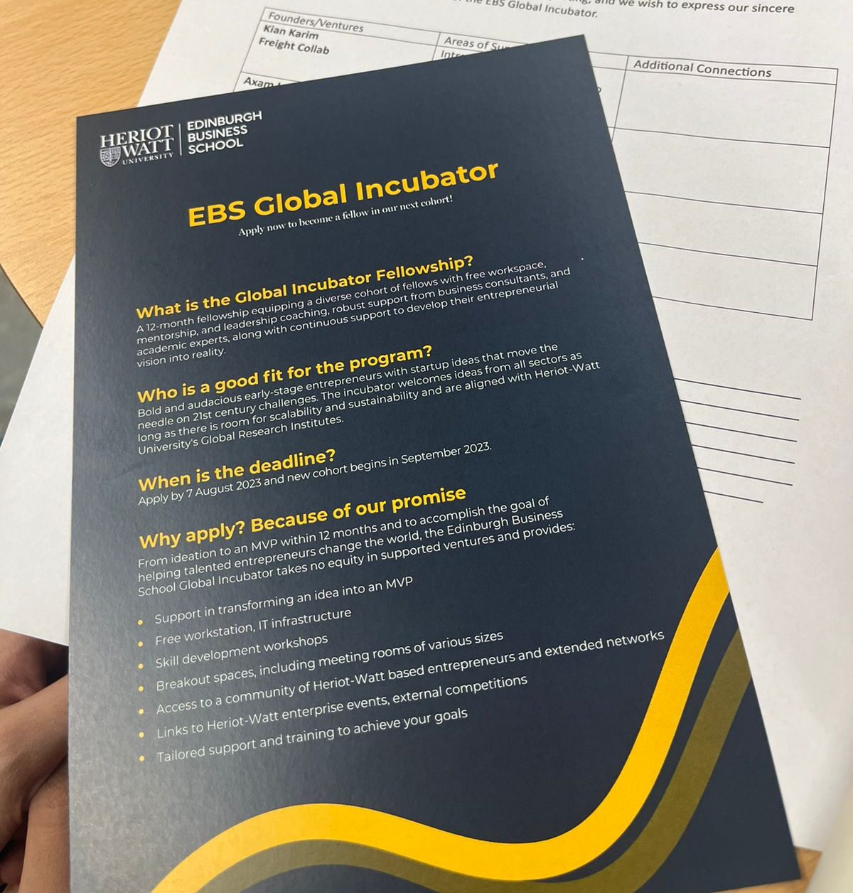 Nurturing Innovation: Heriot-Watt University Showcases EBS Global Incubator