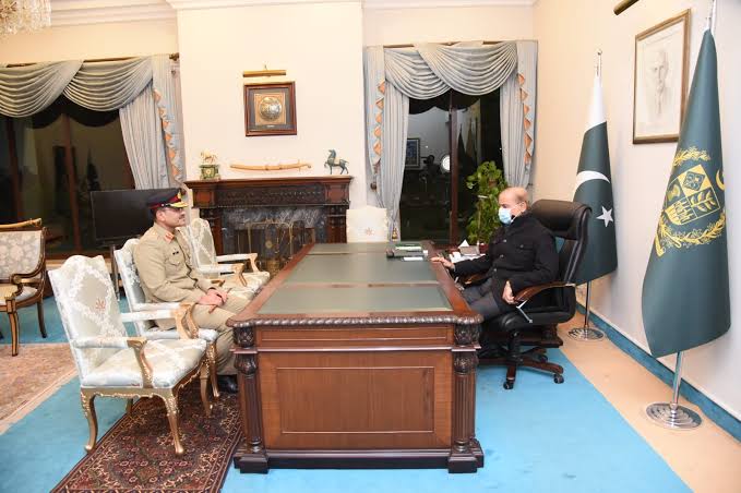 COAS General Asim Munir holds meeting with PM Shehbaz Sharif