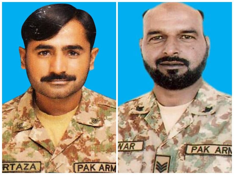 Two soldiers martyred in exchange of fire with terrorists in Bannu