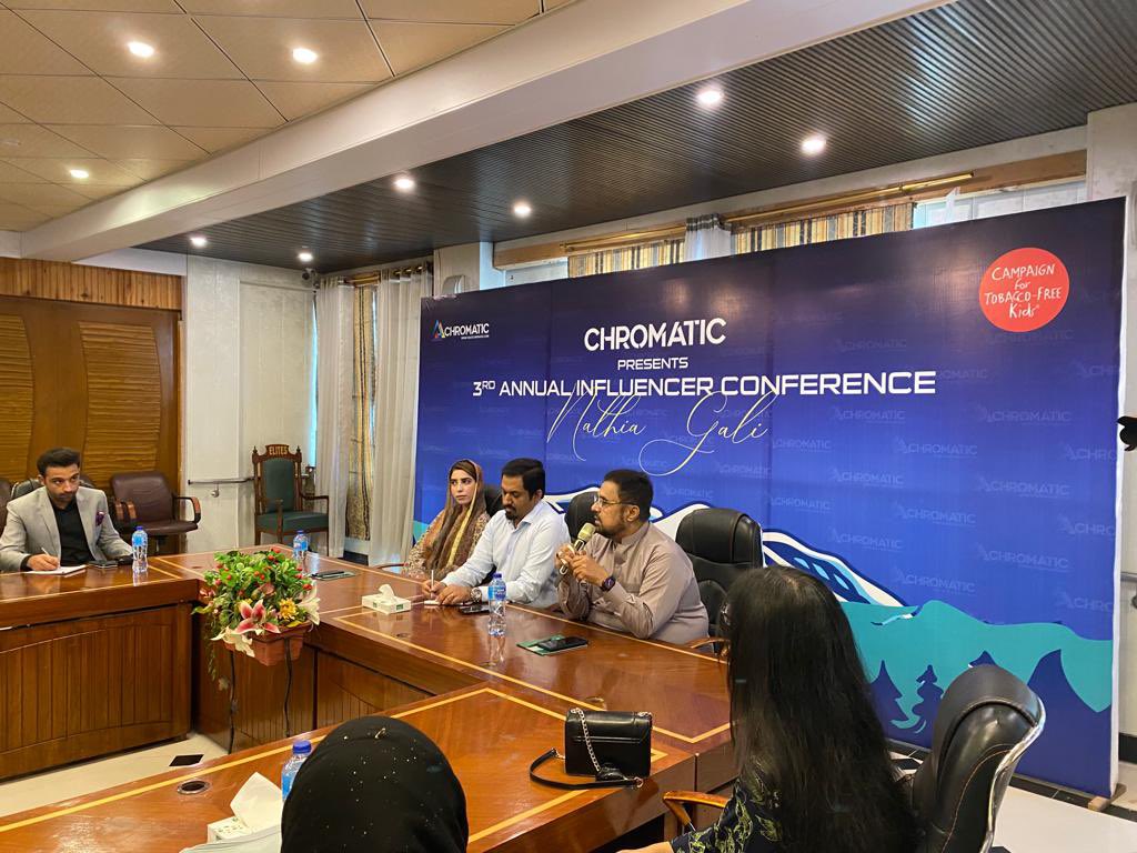 Chromatic Organizes Influencers Conference in Nathiagali against Dangers of Modern Tobacco Products