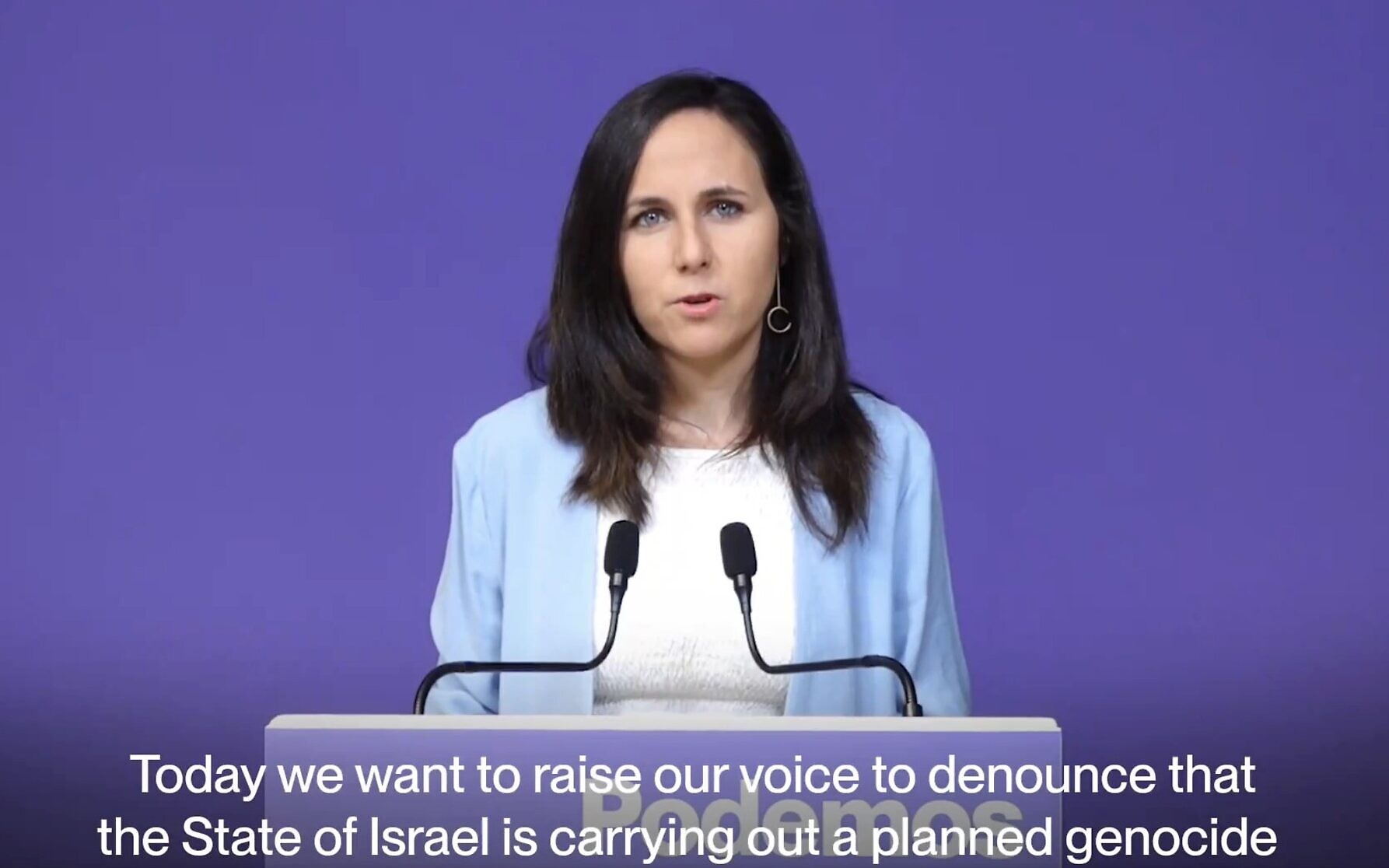 Israel must end ‘genocide’ of Palestinians in Gaza: Ione Belarra