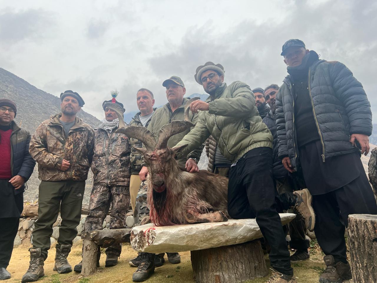 3rd Markhor Hunting Trophy | US Citizen Robert Myles Hall Successfully Hunts Kashmir Markhor