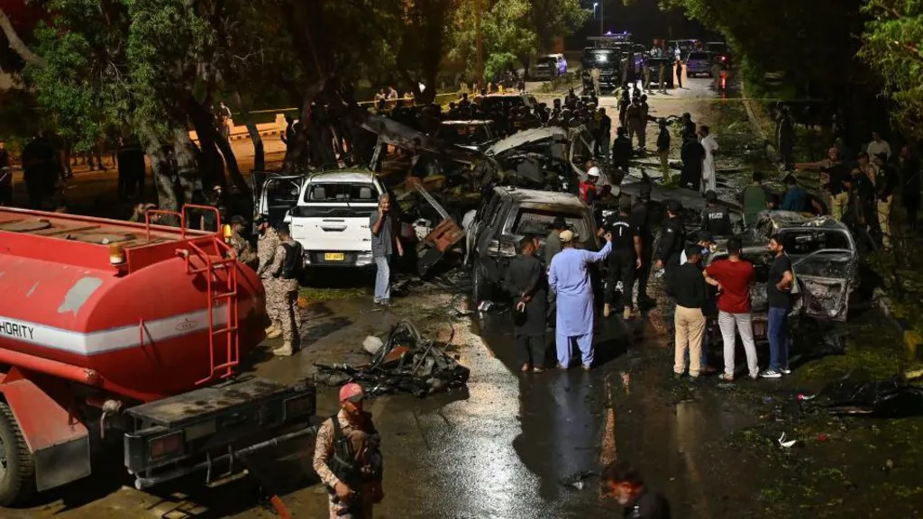 Chinese Convoy attacked near Jinnah International Airport
