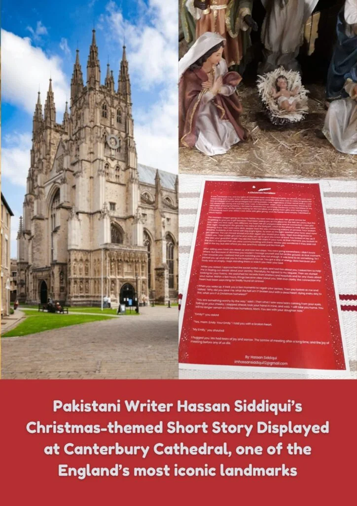 Pakistani writer Hassan Siddiqui's story exhibited at Britain's famous Canterbury Cathedral | Baaghi TV