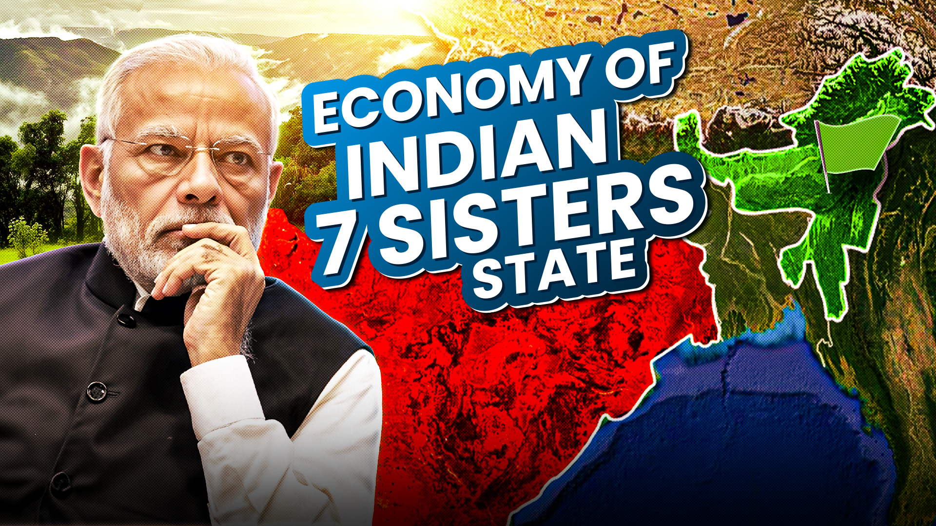 Independence of Seven Sister States of India, a broken country….