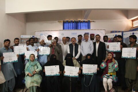 UNIDO-NRSP Distributes Cheques of First PAIDAR Grant Cycle in Sujawal