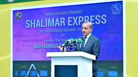 PM Shehbaz Inaugurates New Shalimar Express, Highlights Pakistan’s Rail Potential in Central Asia