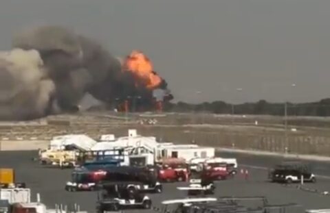 Indian Tejas Fighter Jet Crashes During Dubai Air Show; Pilot Killed