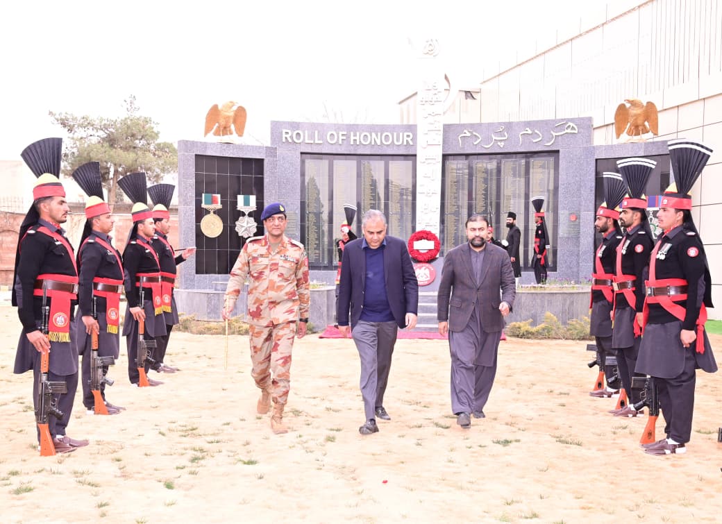 Mohsin Naqvi Pays Tribute to Martyrs, Praises FC Balochistan’s Counterterrorism Efforts