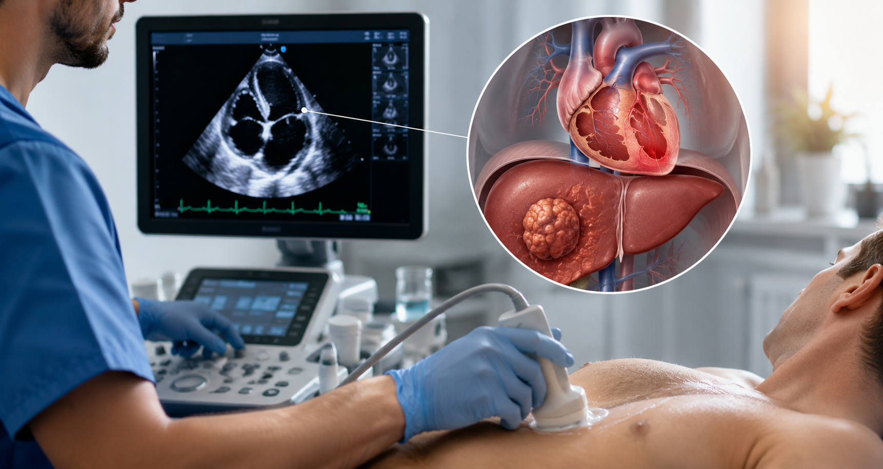 Routine Heart Scan Detects Advanced Liver Cancer in Rare Medical Case