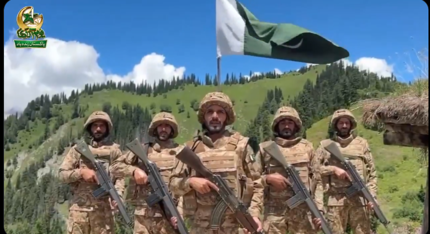 Pakistan Army Marks Independence Day With LoC, GHQ Ceremonies | Baaghi TV