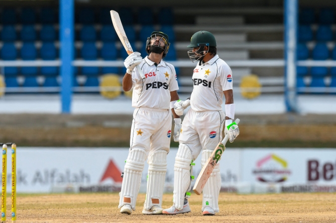 Abdullah Shafique Century Puts Pakistan on Top Against West Indies