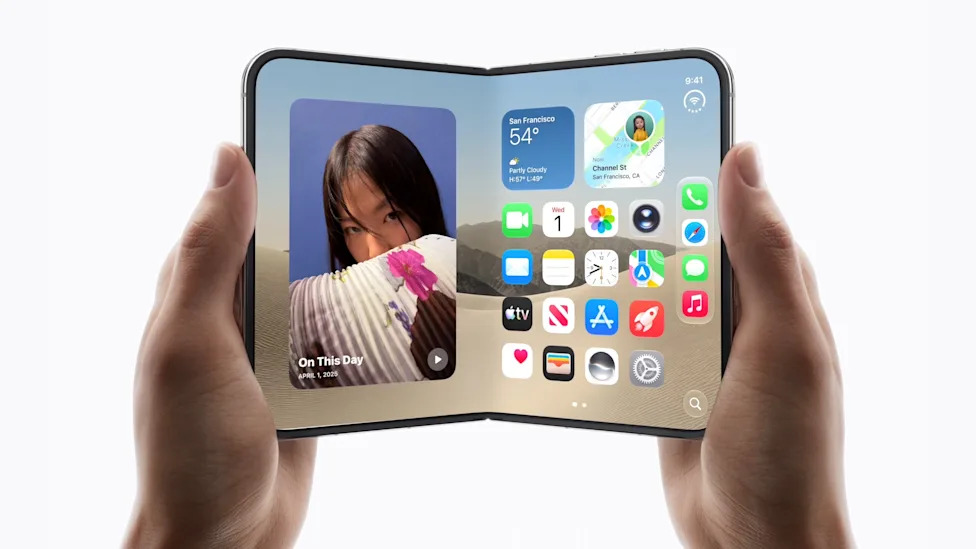 Apple unveils its first foldable iPhone, the iPhone Duo, at the ‘Surprise and Shine’ event
